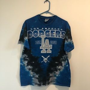 Los Angeles Dodgers Tie-Dye Shirt - Large